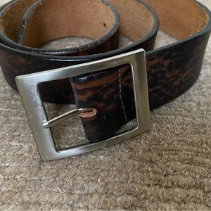Vintage leather belt